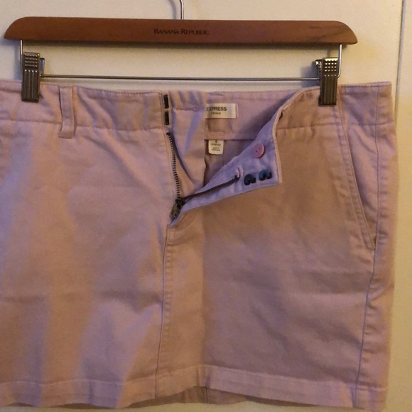 Express Dresses & Skirts - Like-New Express Chino mini skirt